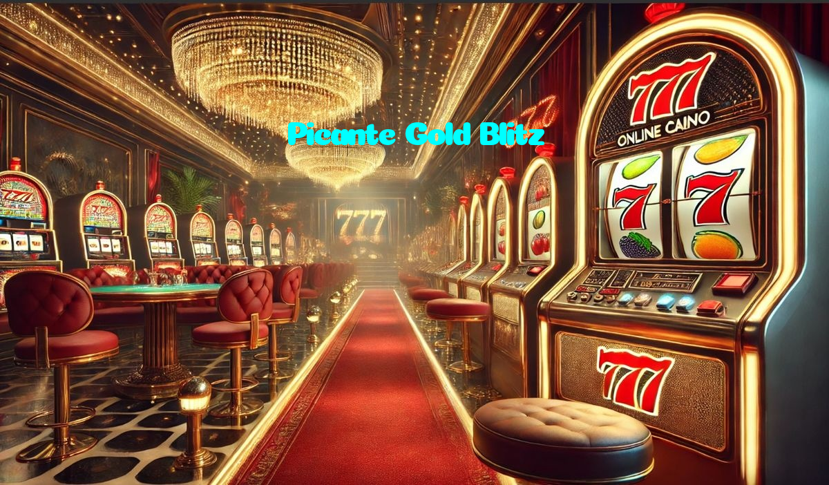 Picante Gold Blitz casino presented on mobile device in Pakistan with slots and live games